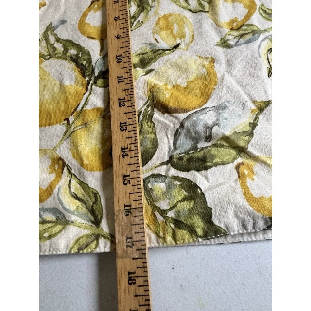 Pottery Barn Table Runner Lemon Pattern 17